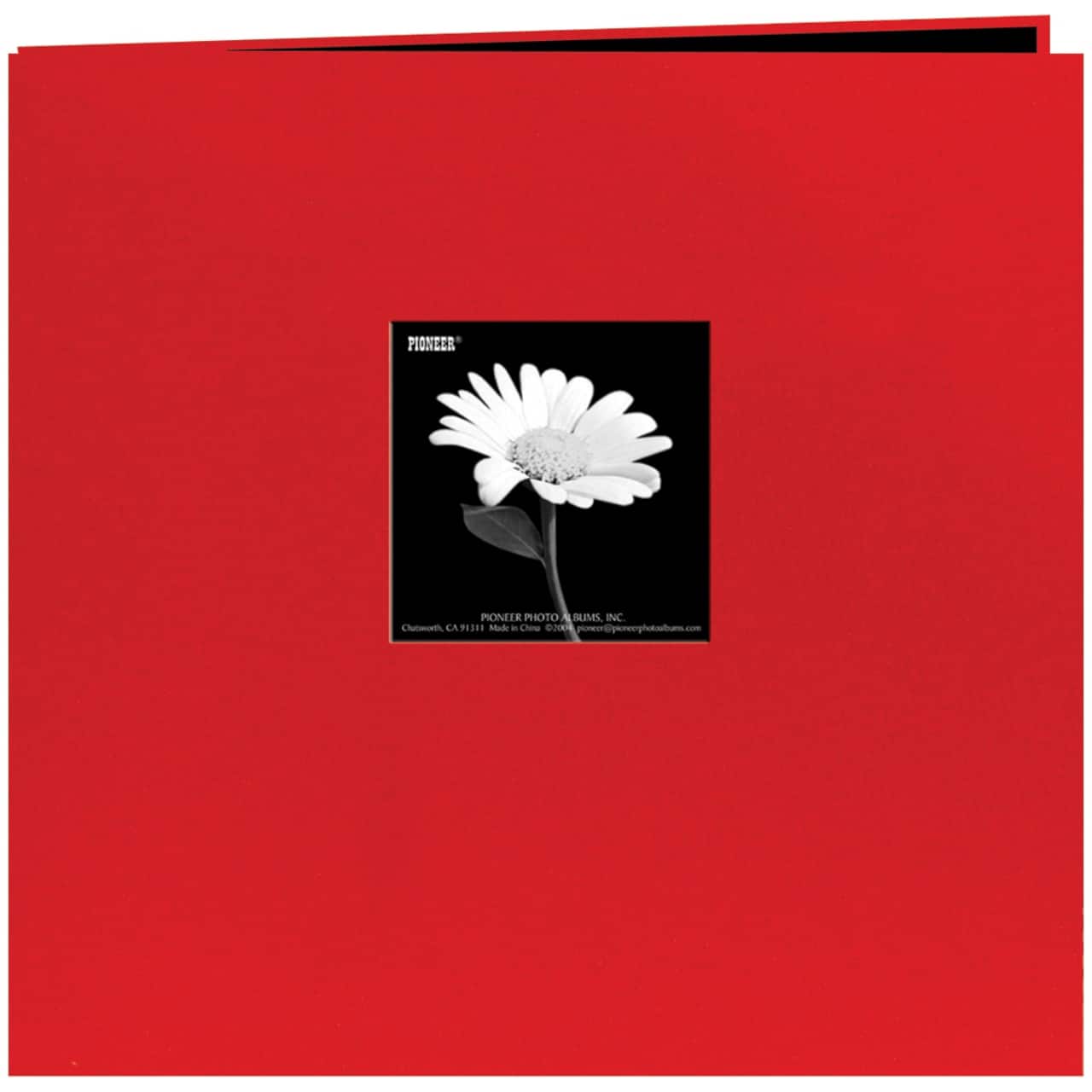 Pioneer® Book Cloth Cover Post Bound Album, 12" x 12"